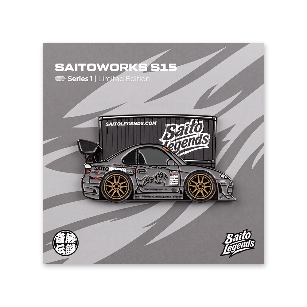 SaitoWorks S15 Container Pin Badge (Limited Edition)