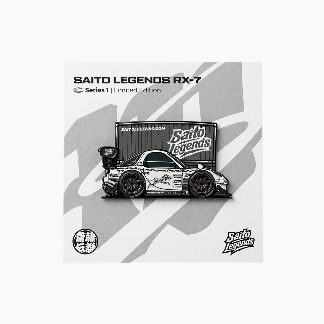 Saito Legends RX-7 Container Pin Badge (Limited Edition)