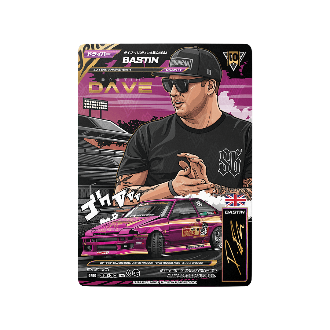 Dave Bastin #022 GR10 Gravity Show Promo Card