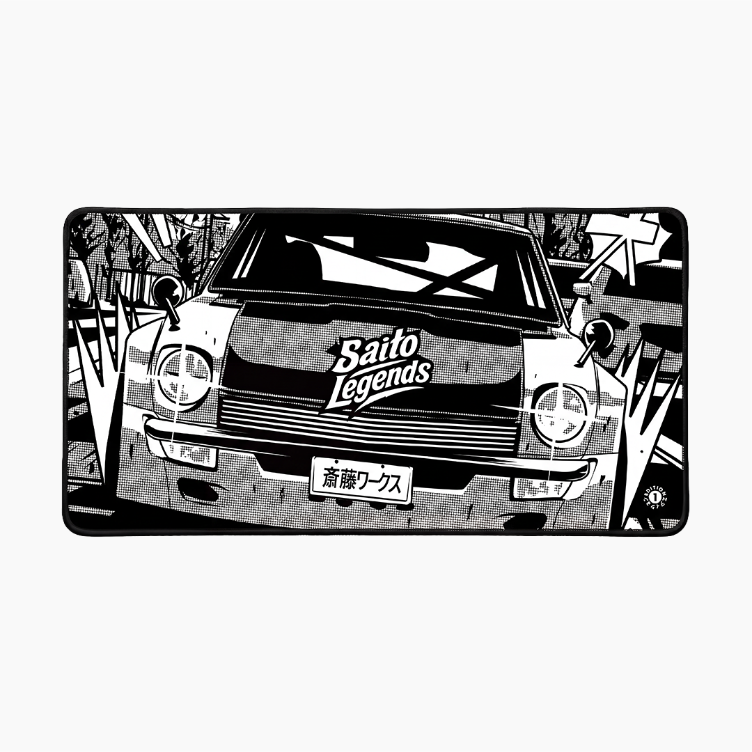 240z Shiro 1st Edition - Saito Legends Playmat