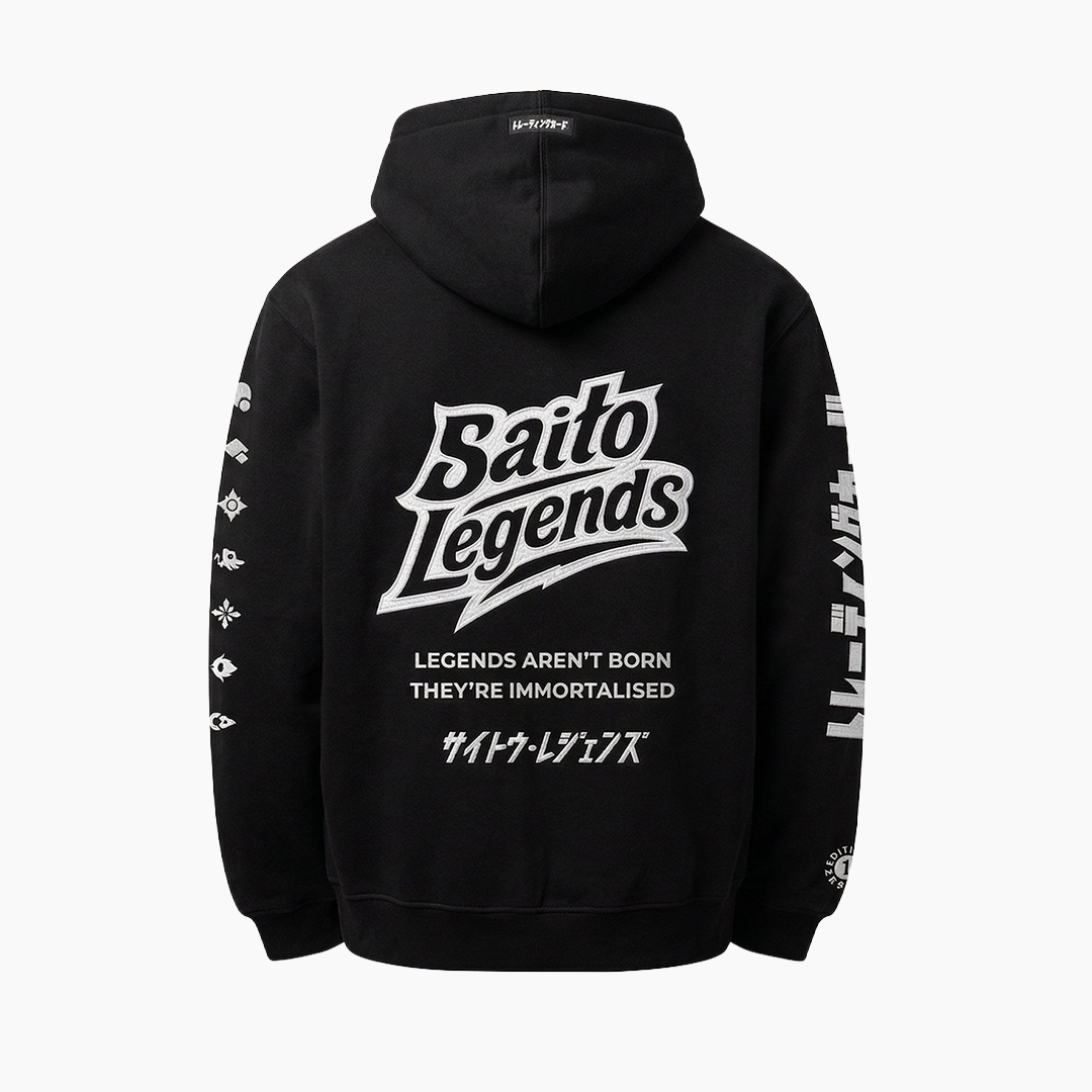 Saito Legends 1st Edition Embroidered Hoodie