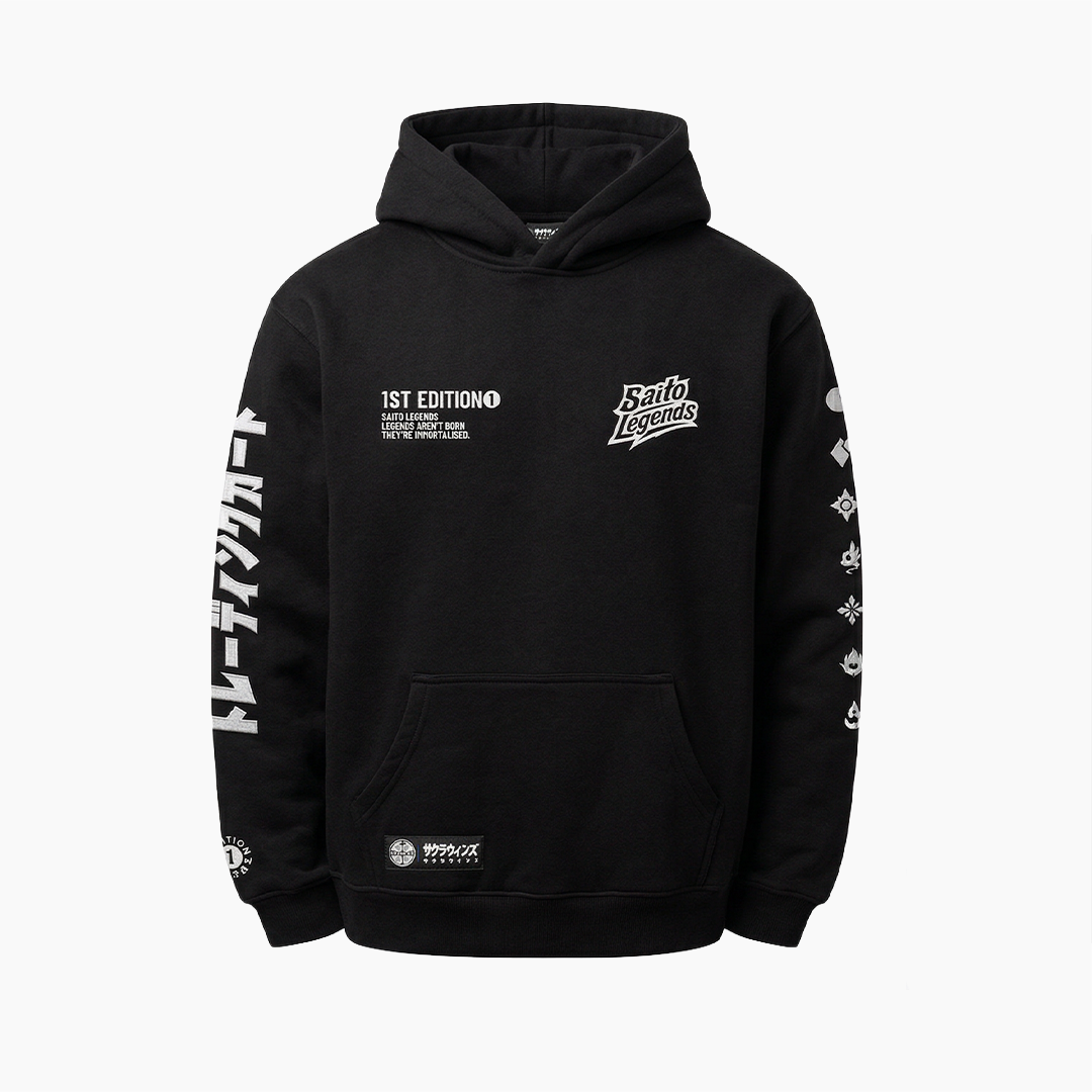 Saito Legends 1st Edition Embroidered Hoodie