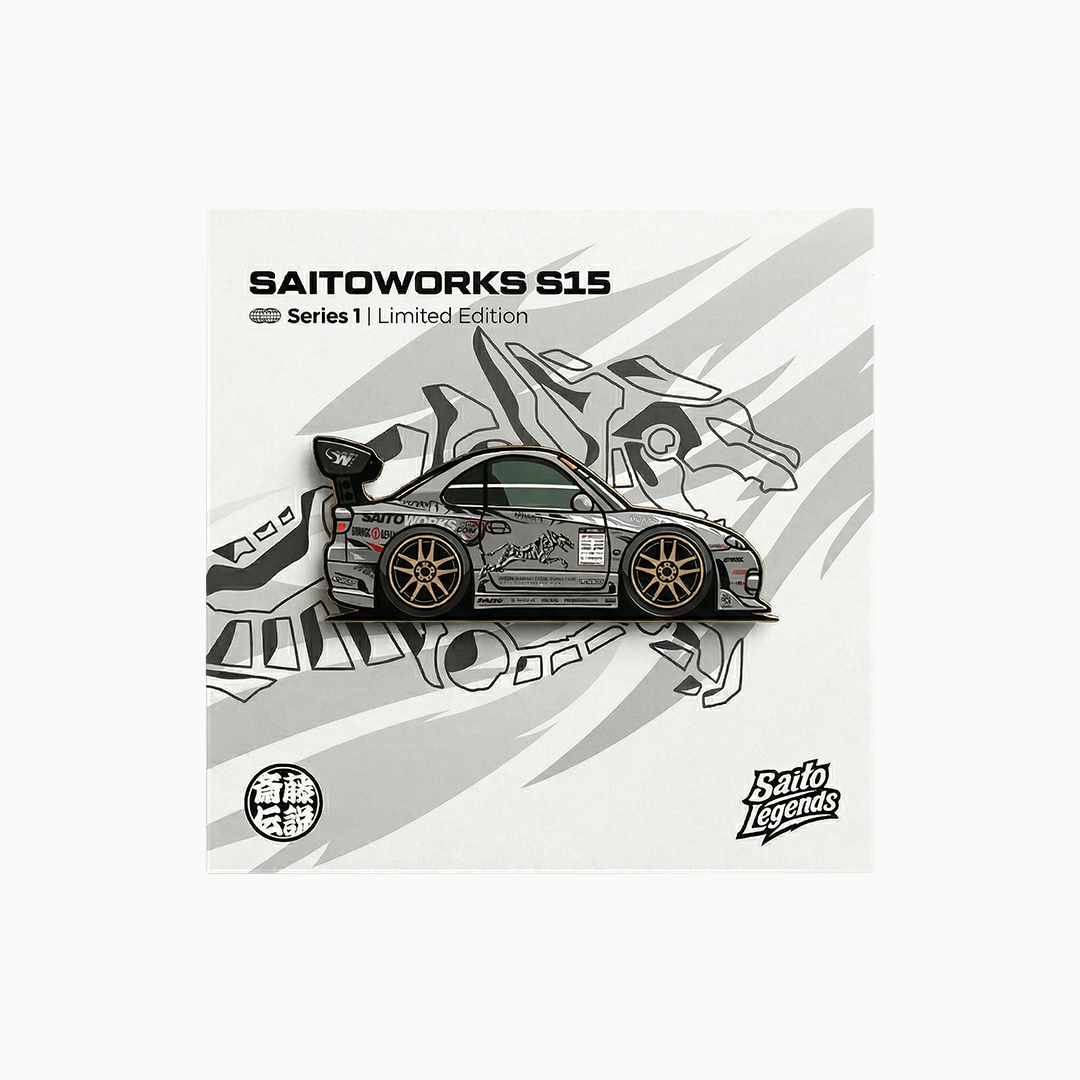 SaitoWorks S15 Pin Badge (Limited Edition)