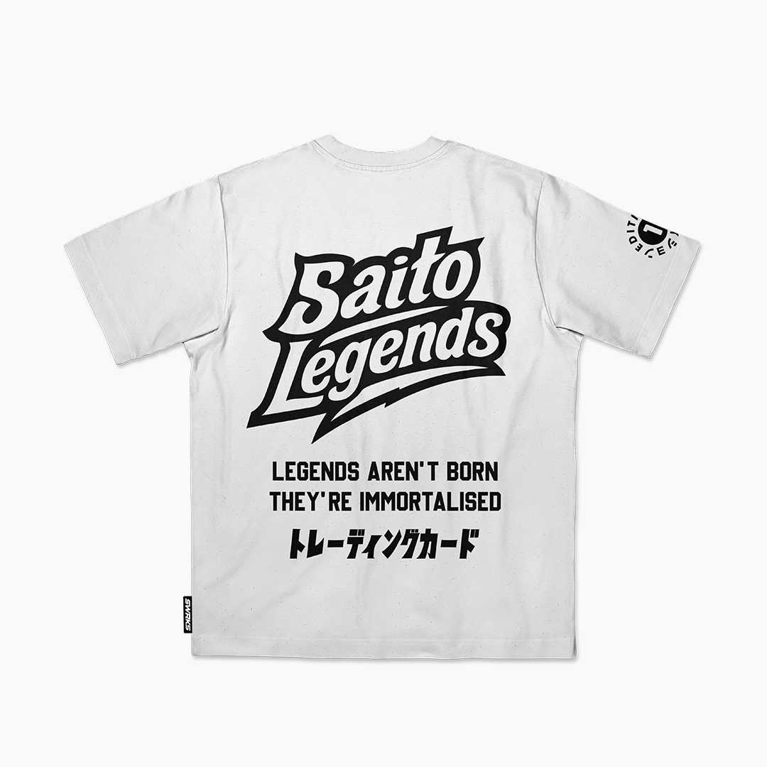 Saito Legends 1st Edition White Tee