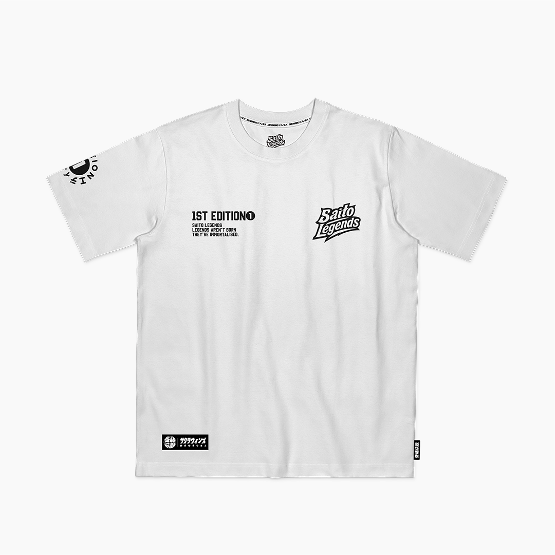 Saito Legends 1st Edition White Tee